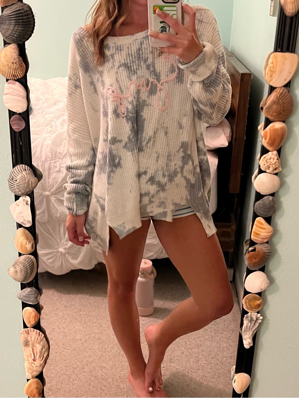 Vintage Havana tie dye embroidered shirt